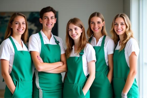 Das freundliche und kompetente Team von AlpineGlow Cleaners in Salzburg